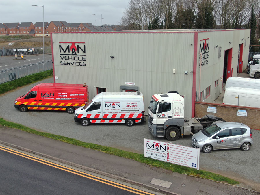 M&N Mercedes Benz commercial vehicle garage Fengate Peterborough