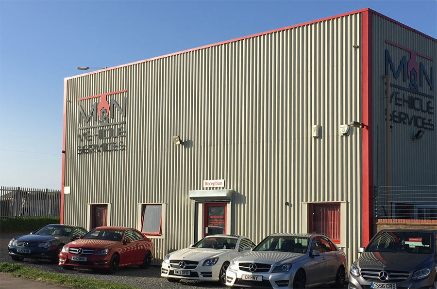 M&N Mercedes Benz garage Fengate Peterborough